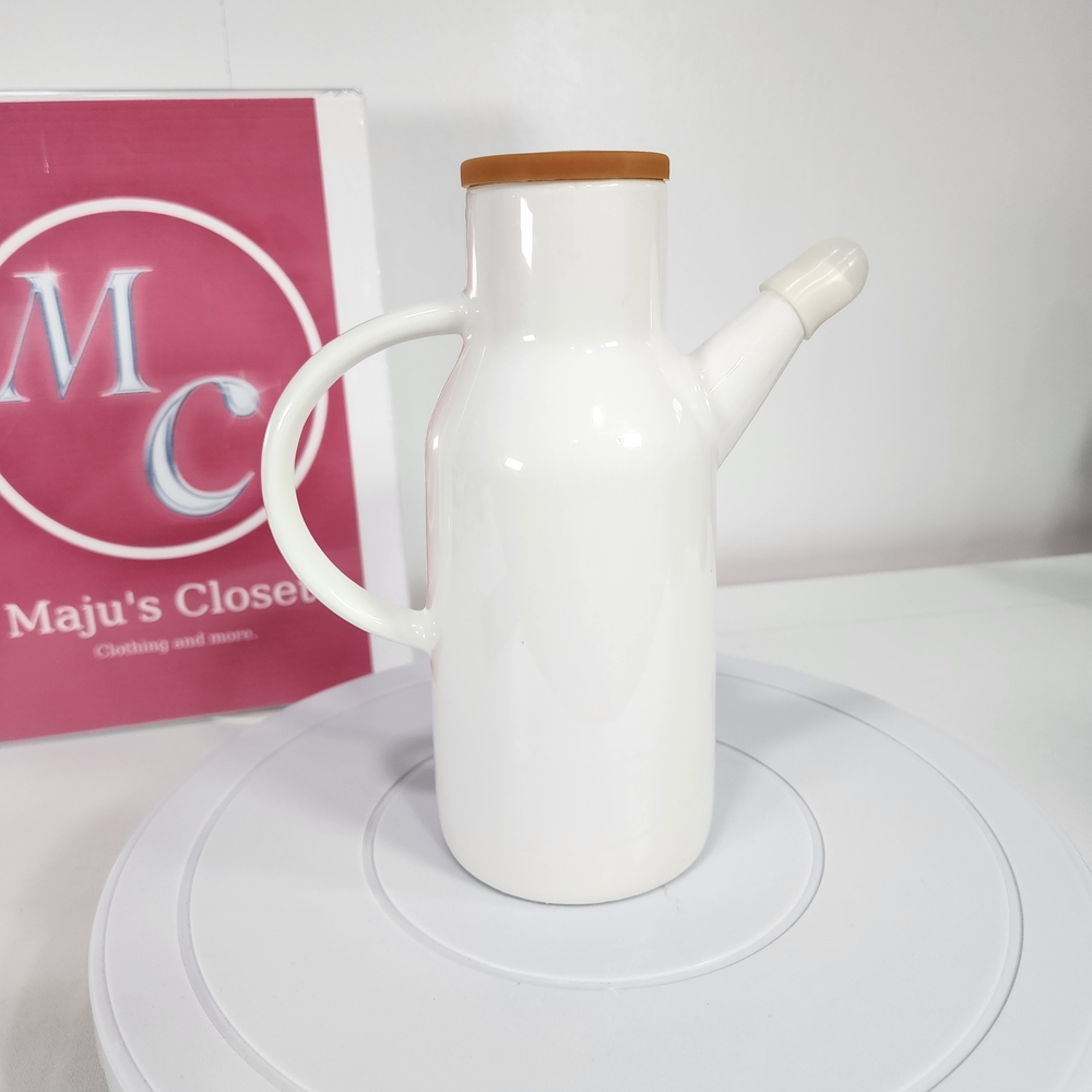 White Ceramic Oil Dispenser